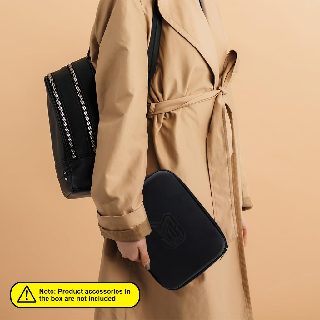 PATPAT Battling Tops Toys Storage Case for Travel and Organization featuring EVA Foam Holder and Mesh Pocket 28.5x22x6cm