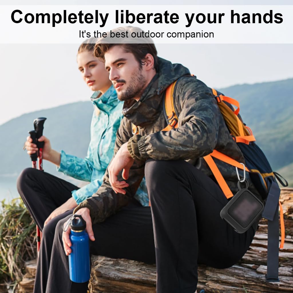 ZORBES Bluetooth Speaker Silicone Cover for JBL GO4 with Embossed Buttons and Anti Slip Skin