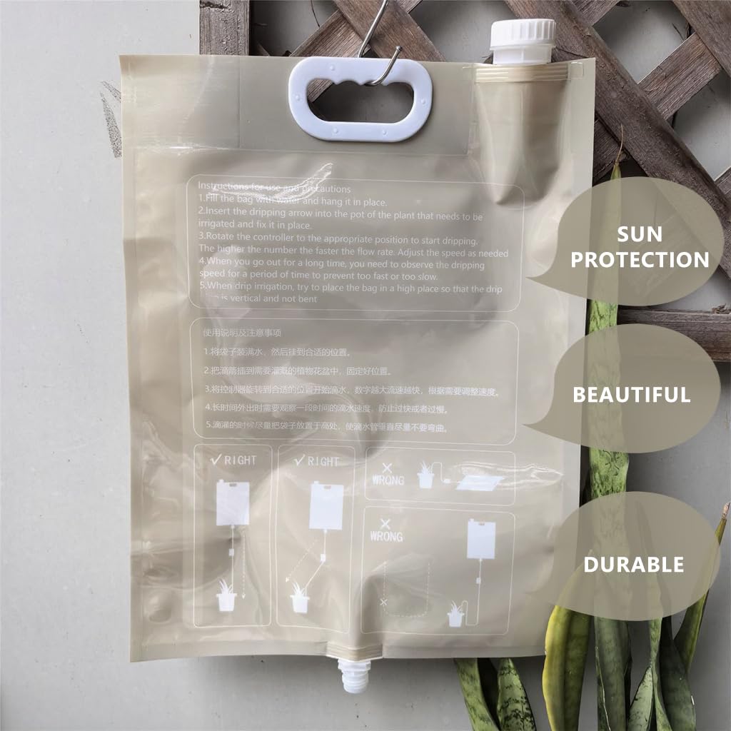 HASTHIP Self Watering Kit for Planters and Flower Beds with 6.5L Bag and 33 ft Pipe | DIY Slow Irrigation System