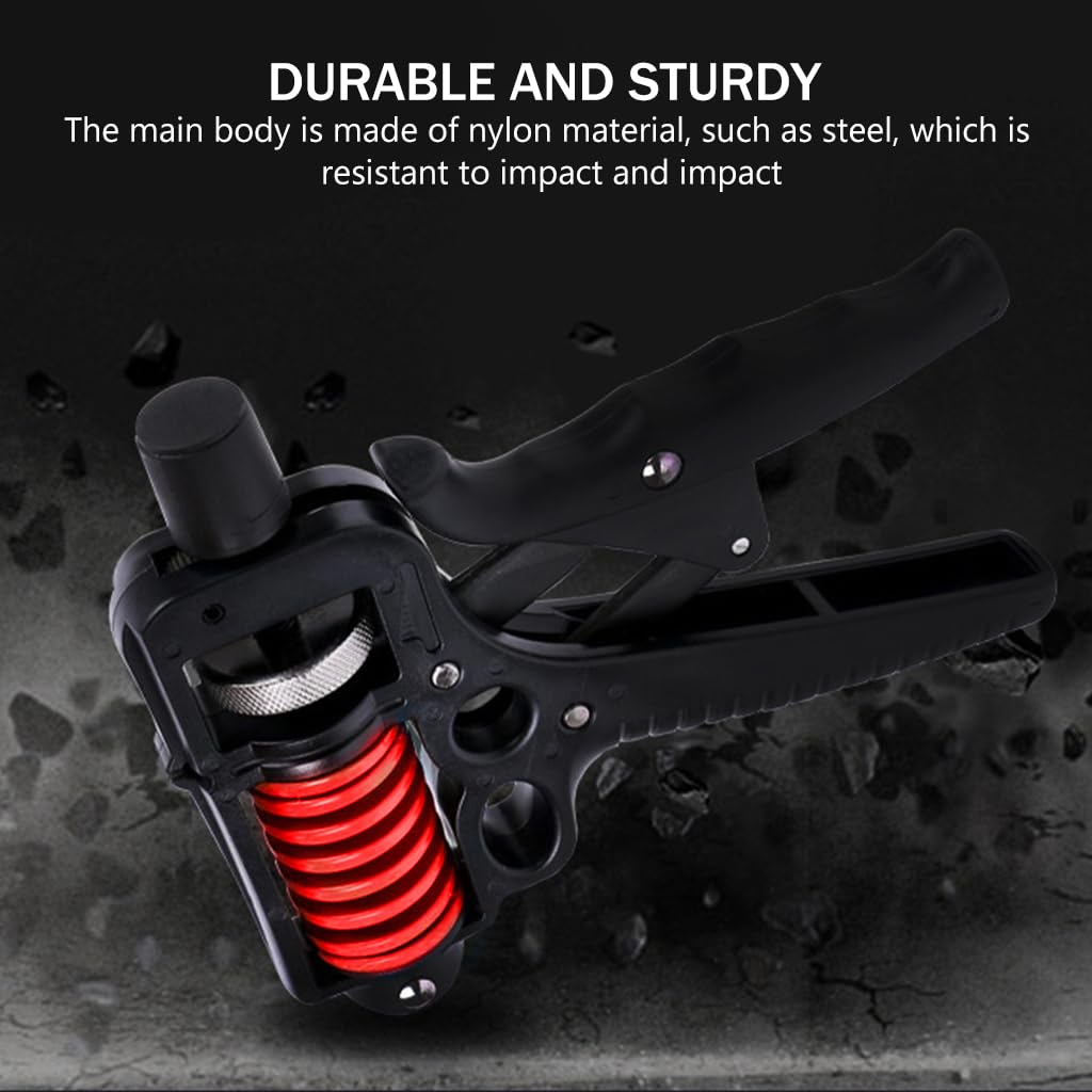 Proberos Hand Grip Strength Trainer for Finger and Forearm Workouts with 5–165 kg Adjustable Resistance | Ergonomic Alloy Steel Handles