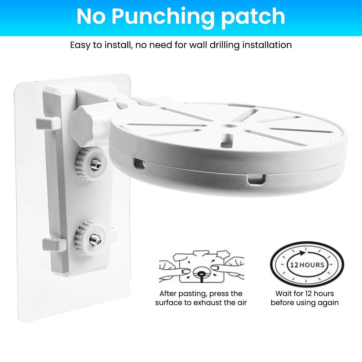 ZORBES Security Camera Wall Mount for Indoor and Outdoor Use with Cable Storage | 3PCS Adjustable Bracket