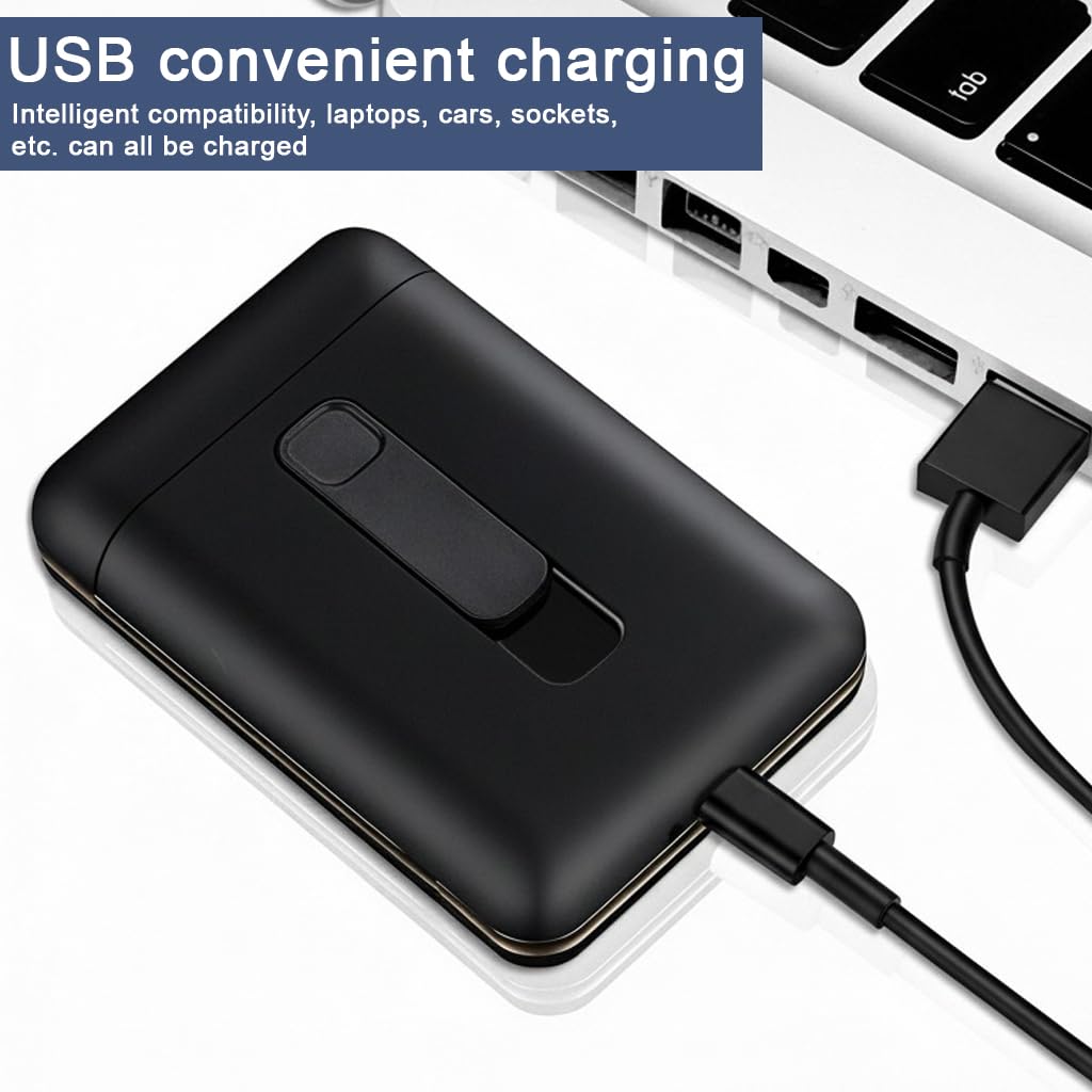 ZIBUYU Cigarette Case with Lighter for Convenient Smoking Storage | Compact Travel Use