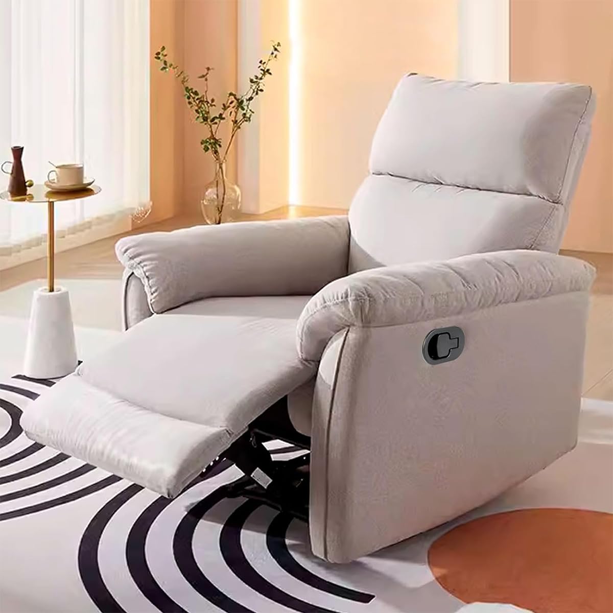 Serplex Recliner Sofa Handle Replacement for Ashley and Most Brands with 4.9 in Cable | Aluminum Alloy Pull Lever