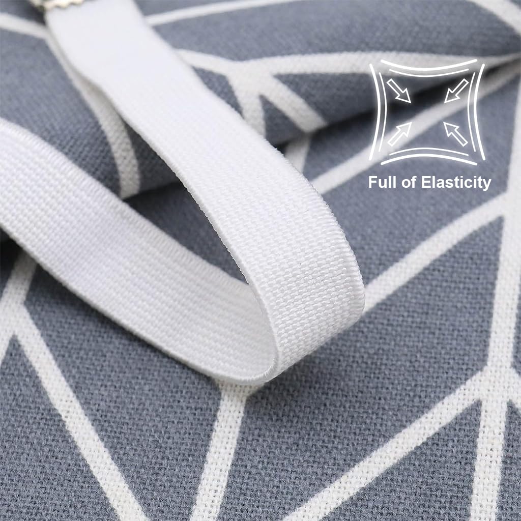 HASTHIP Ironing Board Cover Clips for Sheets and Cushions with 9 in Elastic Dual Clip Fasteners