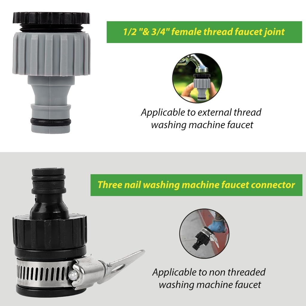 HASTHIP Garden Hose 15m Expandable for Lawn & Car Washing with 7 Spray Modes | EVA Kink-Free Design