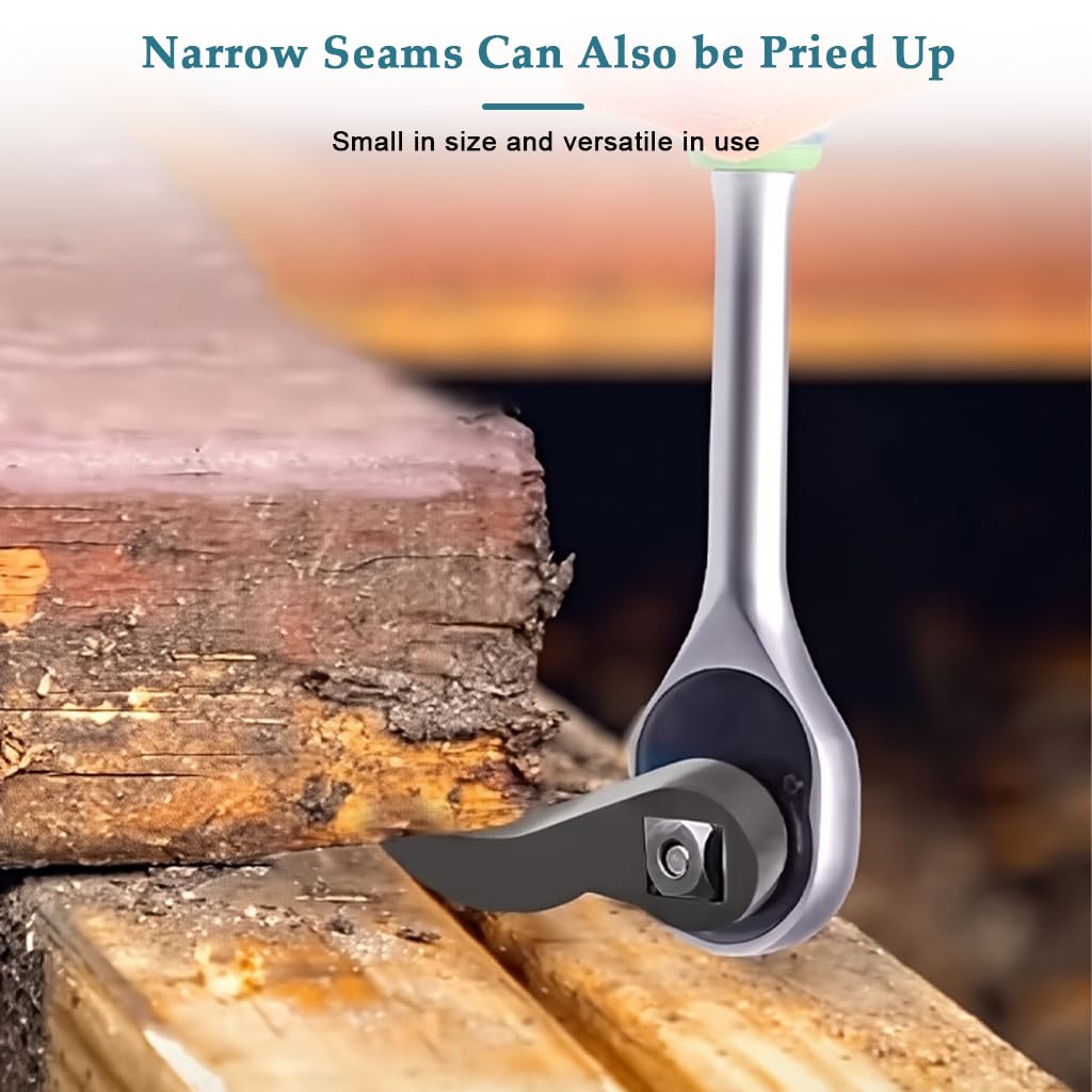 STHIRA Curved Torque Wrench Adapter Handle for Tight Space Access with Steel Extension Bar