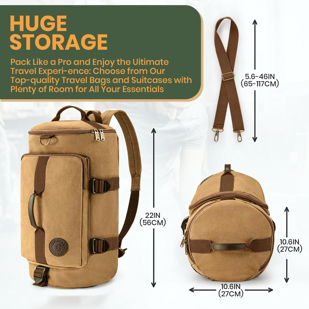 GUSTAVE Outdoor Travel Backpack with 15.6