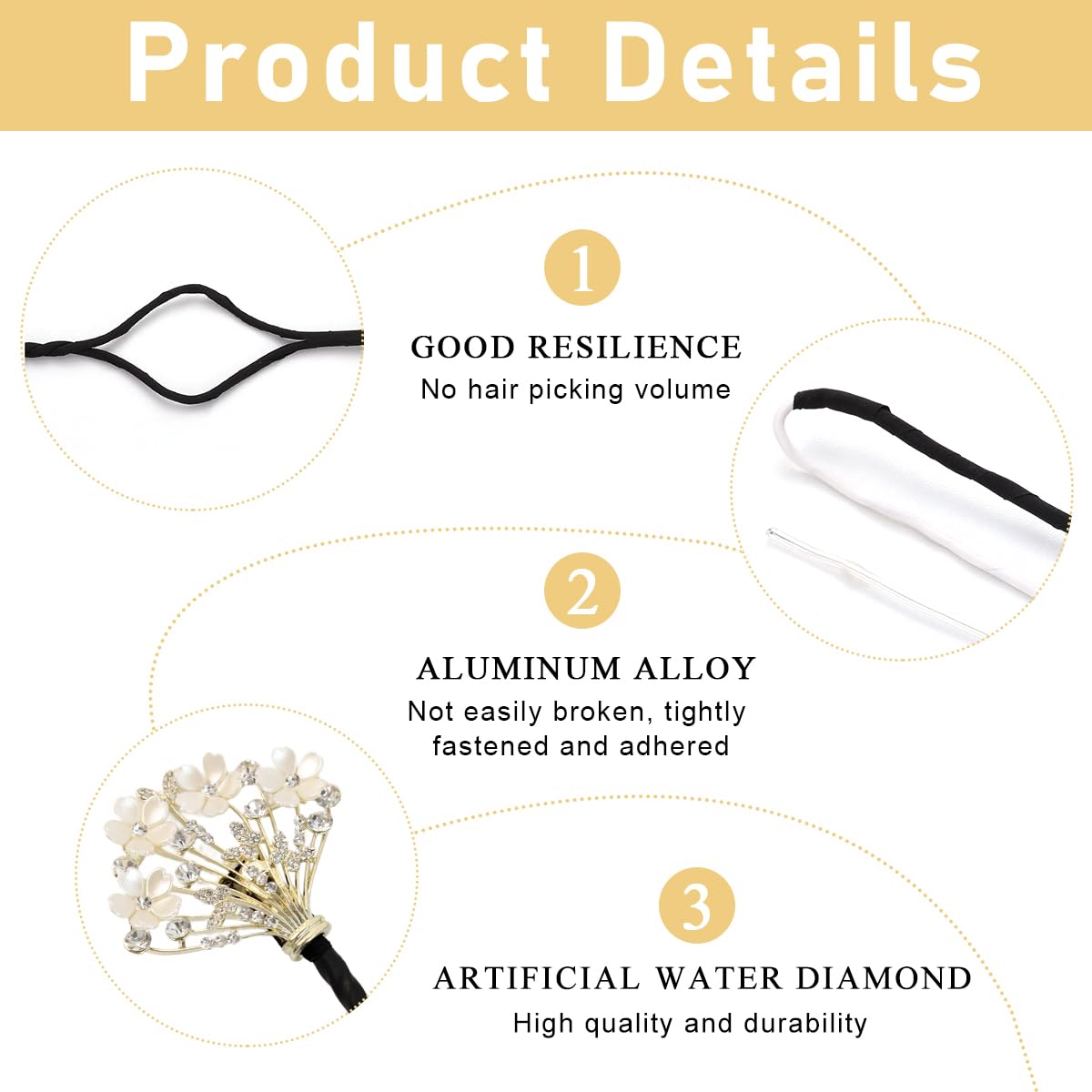 PALAY Magic Hair Bun Maker for Elegant Hairstyles with Hidden Wire and Plush Fabric | 2pcs Set