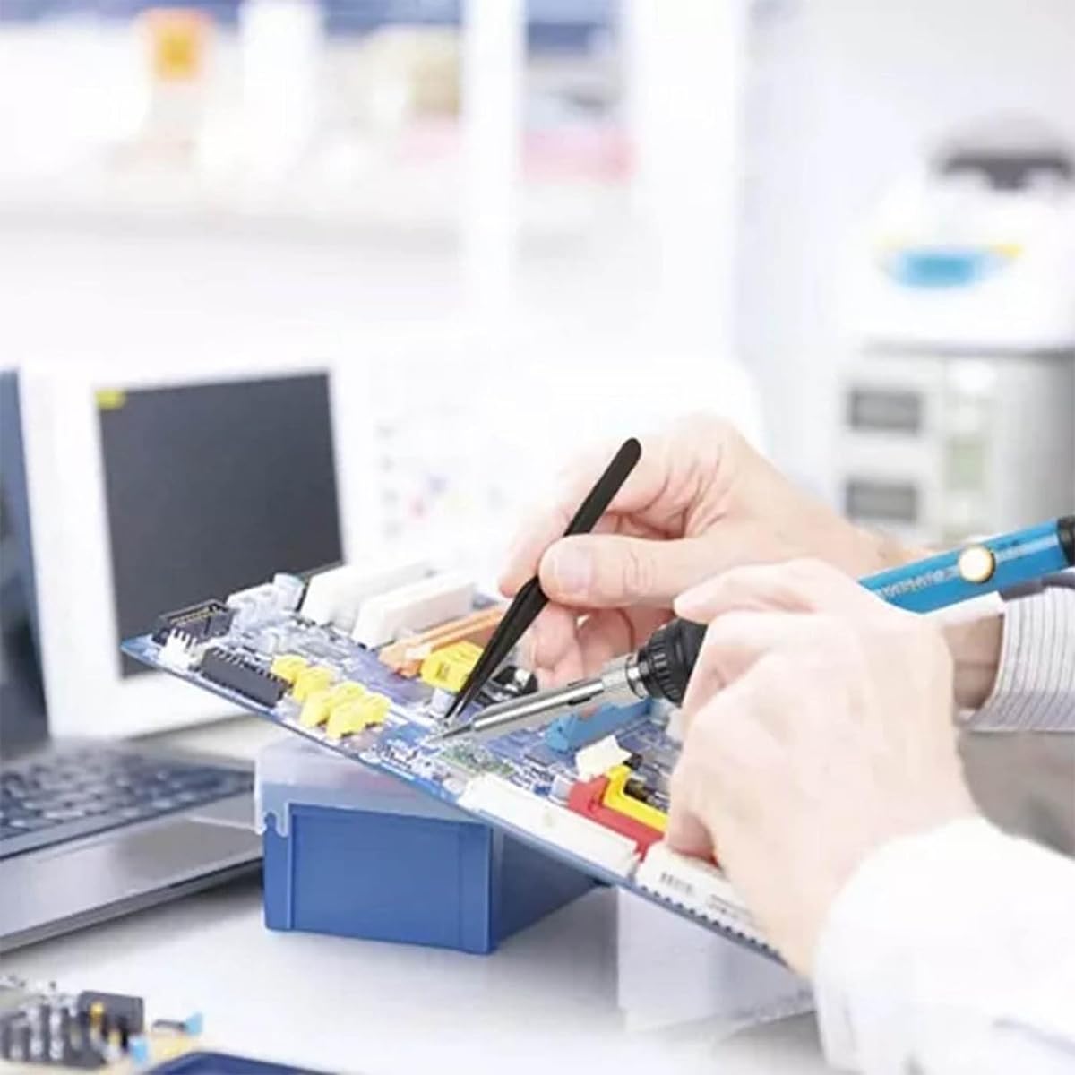 Serplex Wood Burning Kit for DIY Crafts with 62 Pieces and Dual Function Soldering Pen