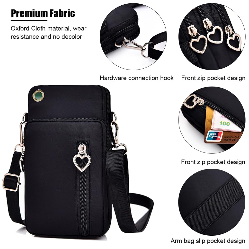 PALAY  Small Crossbody Phone Bag for Women Mini Wallet Shoulder Crossbody Handbag Wallet with Credit Card Slots Large Purse