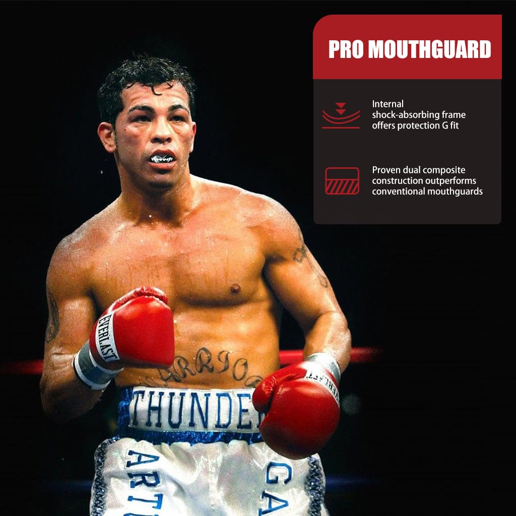 Optifit Mouthguard Slim Fit for Boxing and Football with EVA Molded Cushion | Adults and Juniors