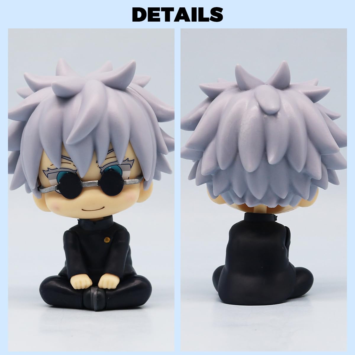 PATPAT Action Figure for Desk Decor featuring 4 in PVC Satoru Gojo Figurine | Gift for Fans