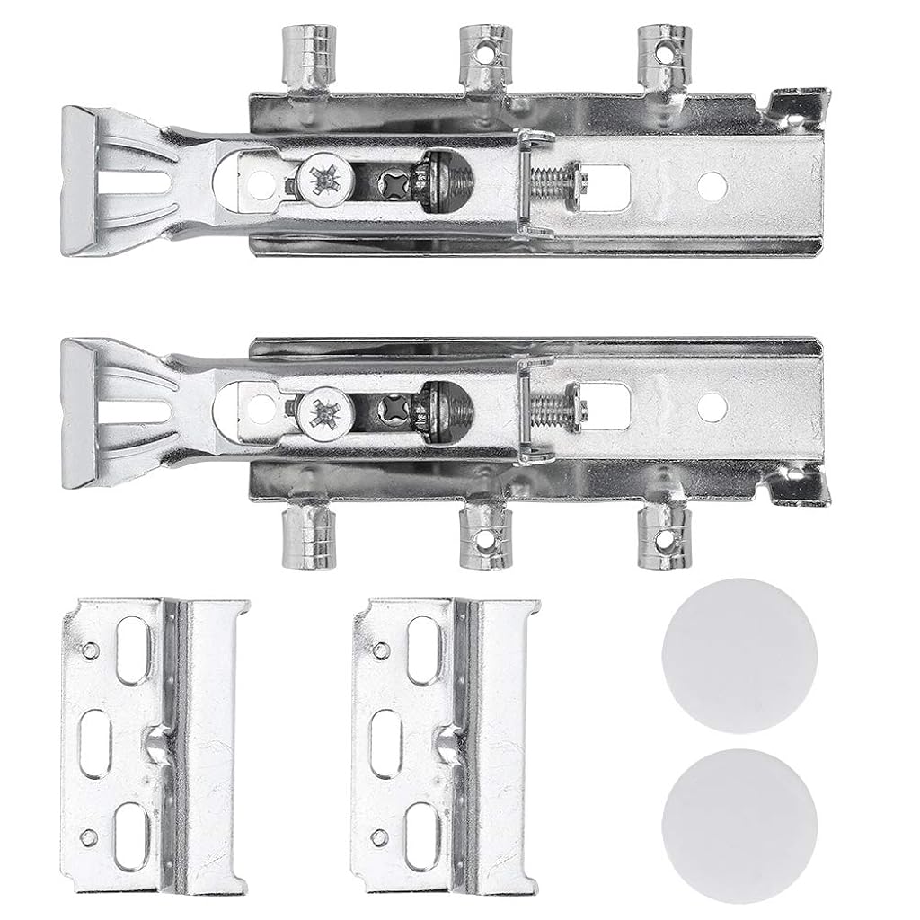 Serplex® 2Pcs Concealed Cabinet Hangers - Heavy Load Stainless Steel Cabinet Hanging Hardwares for Wall-Mounted Cabinets and Kitchen Units