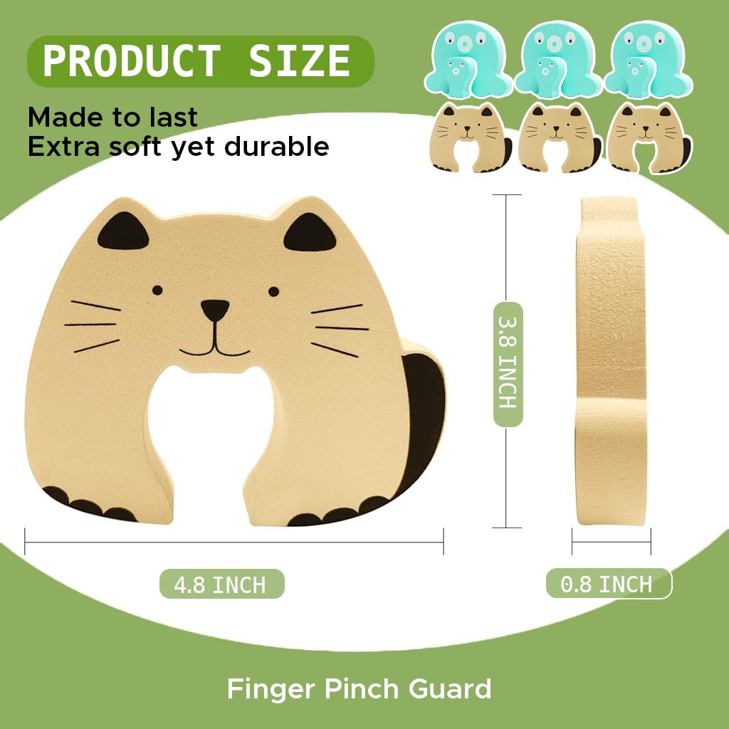 SNOWIE SOFT Finger Pinch Guards for Door Safety with EVA Foam and Anti Slip Design | Child Protection