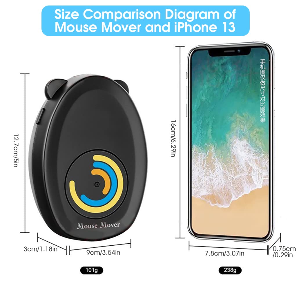 ZORBES Mouse Jiggler for Laptop and PC with Undetectable Mechanical Movement | Keeps Workstations Active