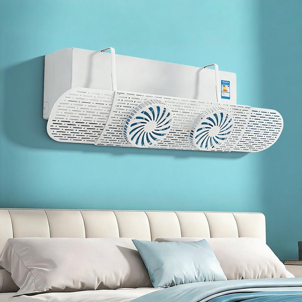 HASTHIP® Air Conditioner Deflector – Adjustable Window AC Redirector ...