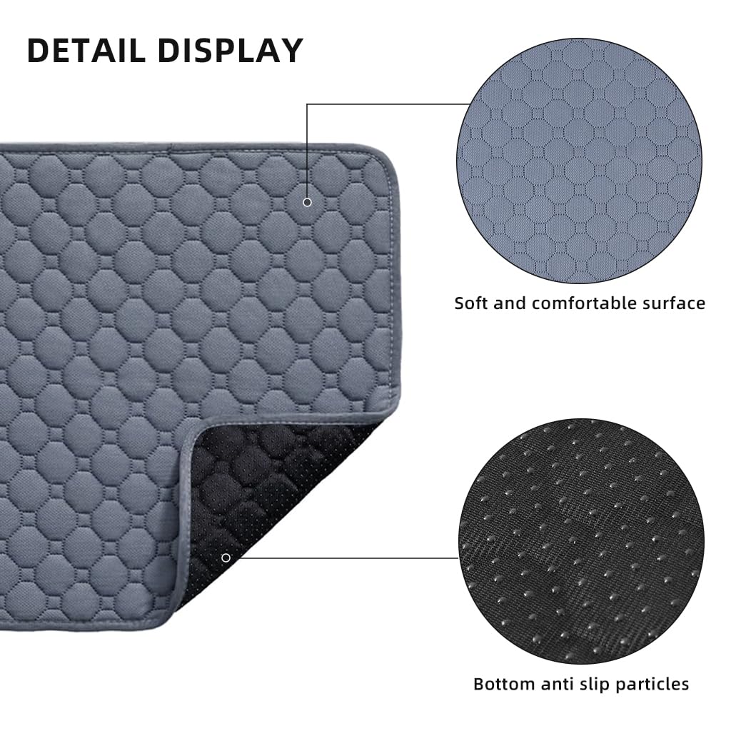 Qpets Pee Pads for Dogs with 4 Layer Waterproof Design 50x35 cm Set of 2 | Machine Washable