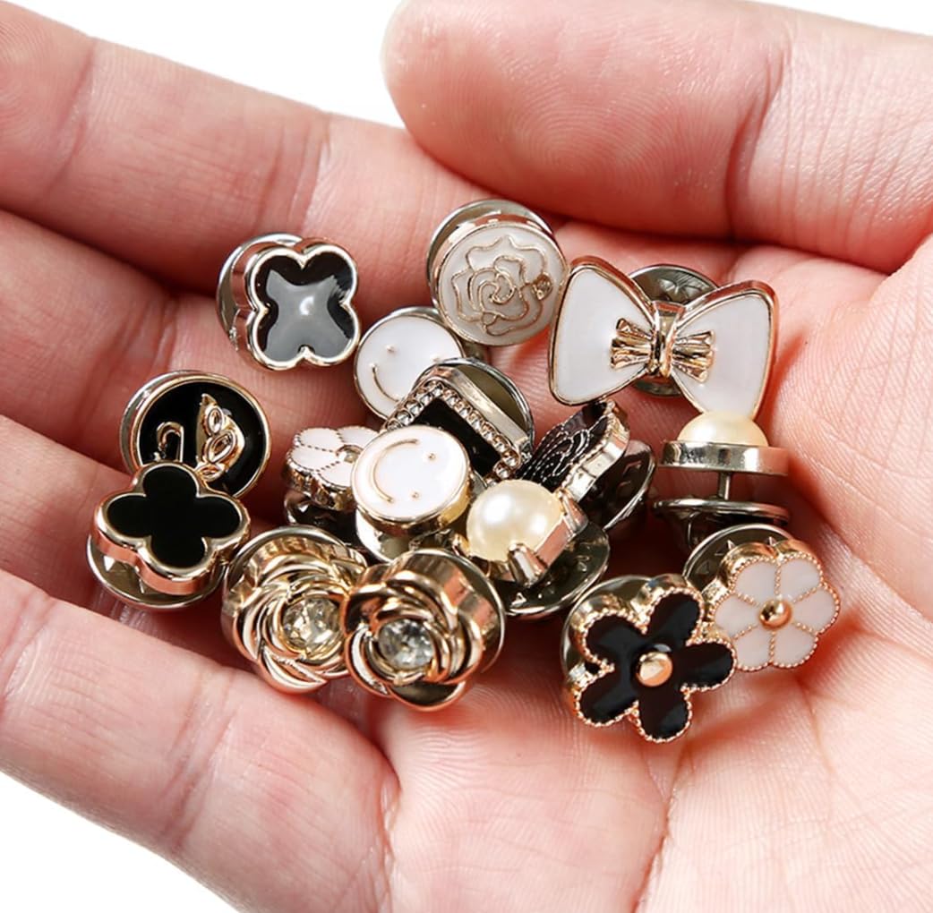 ZIBUYU Women's Brooch Pins for Dresses, Scarves and Bags with Secure Clasp | Elegant Gift Accessory