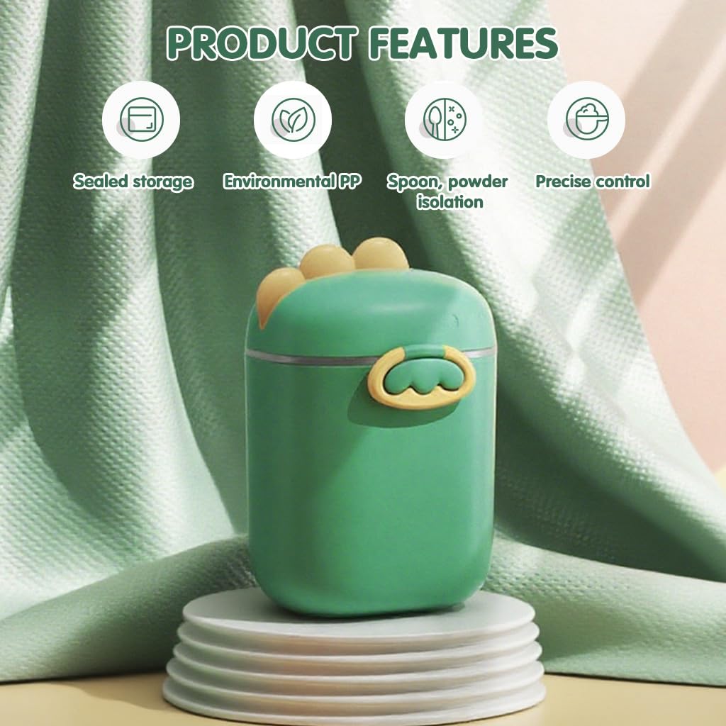 SNOWIE SOFT Baby Formula Dispenser 800ml with Airtight Seal and Scoop | BPA-Free PP Container