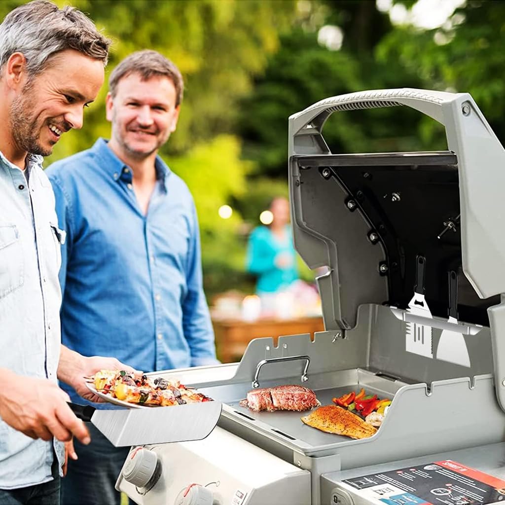 Supvox Griddle Spatula Holder for Barbecue Tools featuring Hook Design and 6.18 in Stainless Steel Build