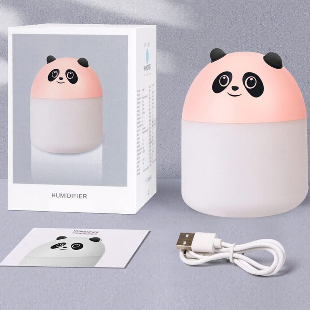 Supvox Humidifier for Bedroom and Office with 250ml Tank featuring 7 LED Lights | USB Quiet Cool Mist