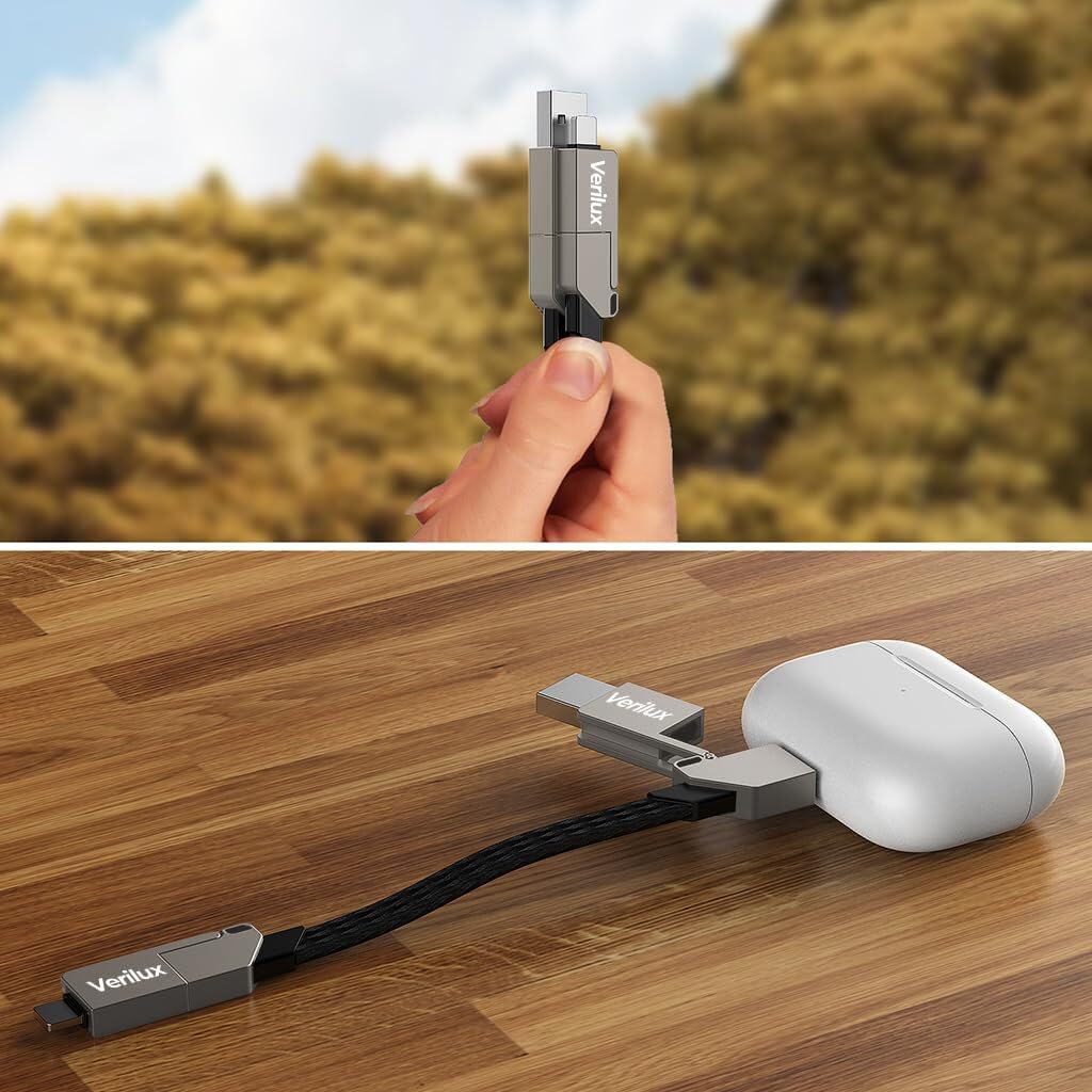 Zeitel Multi Charging Cable for iPhone and Samsung with 60W Fast Charge | Magnetic Nylon Design