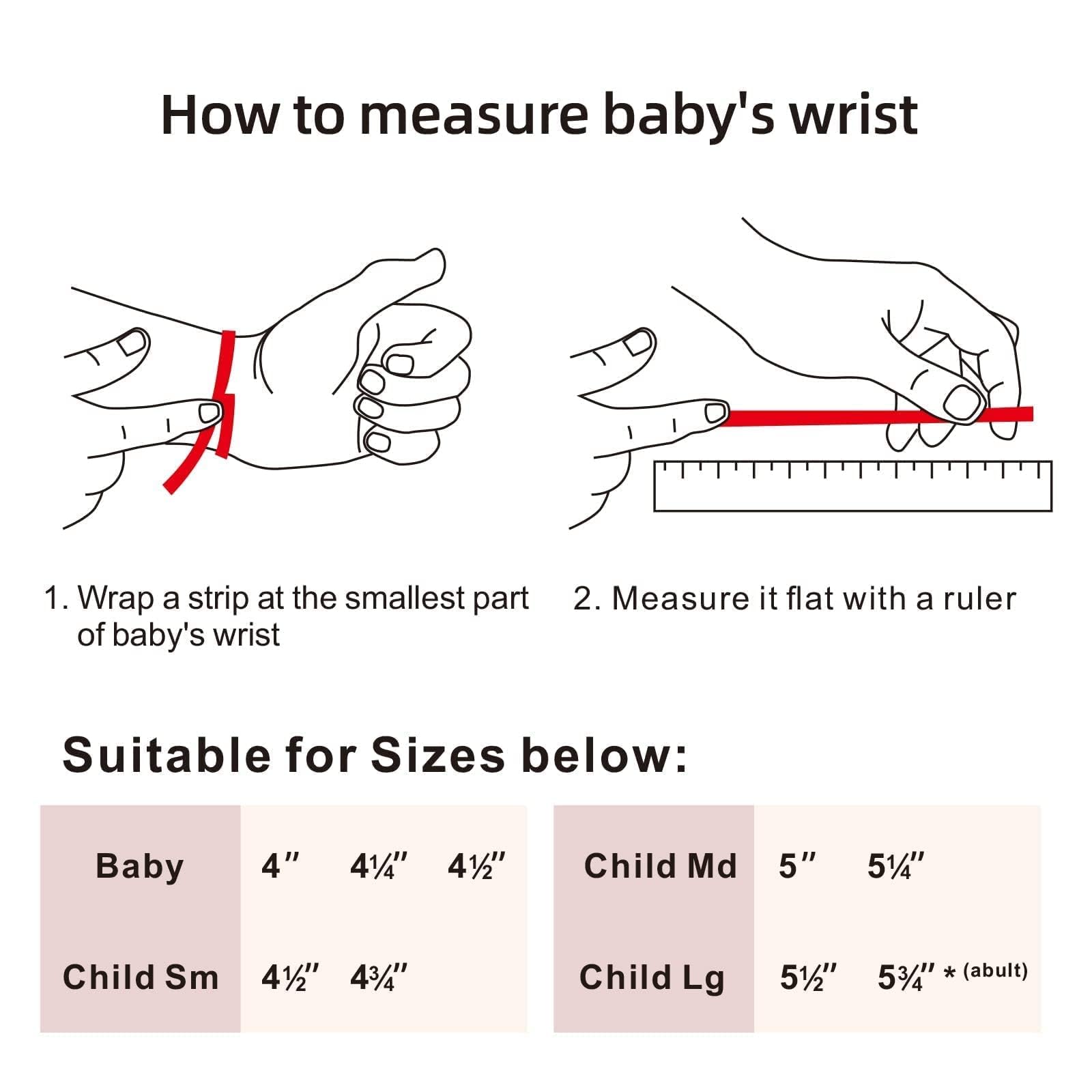 SNOWIE SOFT® Thumb Sucking Stop Thumb Guard for Baby Thumb Sucking Food Grade Silicone Baby Teether Thumb Guards for Hands Treatment Kit for 3-24 Months Baby, Adjustable Wrist Size Max for 1.95