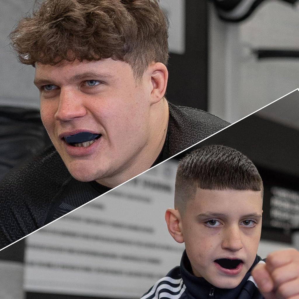 Proberos Sports Mouth Guard for Boxing and MMA featuring JawSecure Base | Heat-Molded Black