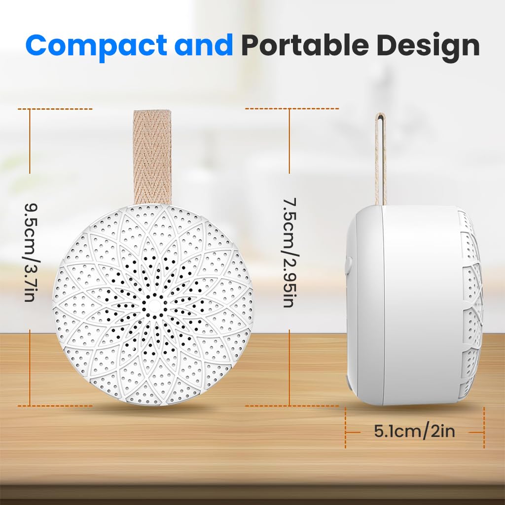 ZORBES White Noise Machine for Babies with 40 Soothing Melodies and Hanging Strap | USB Rechargeable Portable Speaker
