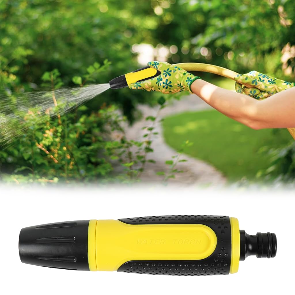 ZIBUYU garden shower and hose connection set for car and patio cleaning featuring 1/2 inch quick connect and ergonomic comfort handle