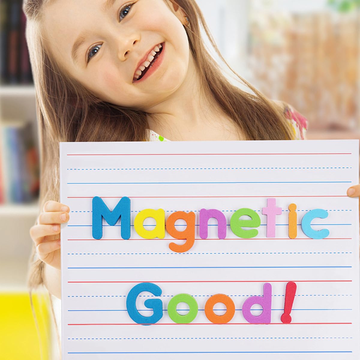 OFIFO Magnetic Small White Board Cards for Kids with Double Sided 30x23cm Design | Includes Eraser and Storage Bag