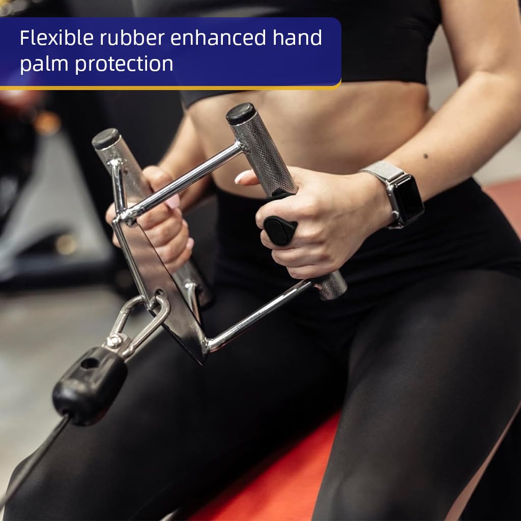 Proberos Weight Lifting Grips for Deadlifts and Pull-Ups with Anti-Slip Rubber Palm Protection | Black