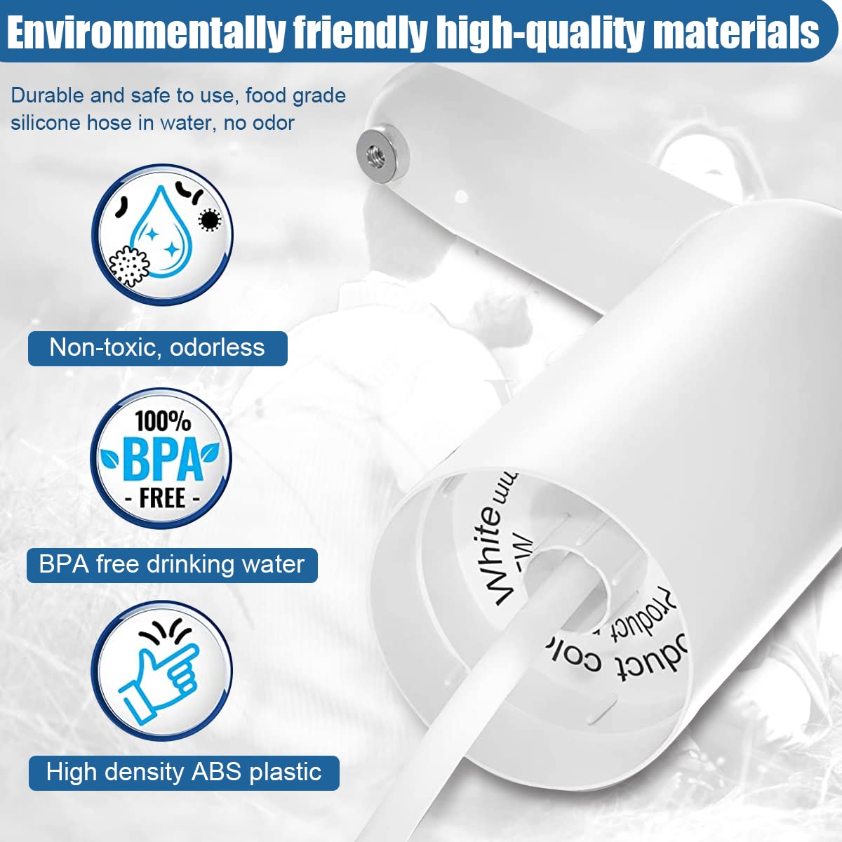 HASTHIP Automatic Water Dispenser Pump for Home and Office with LED Light and USB Rechargeable Battery | Fits 2.16 in Water Can Neck