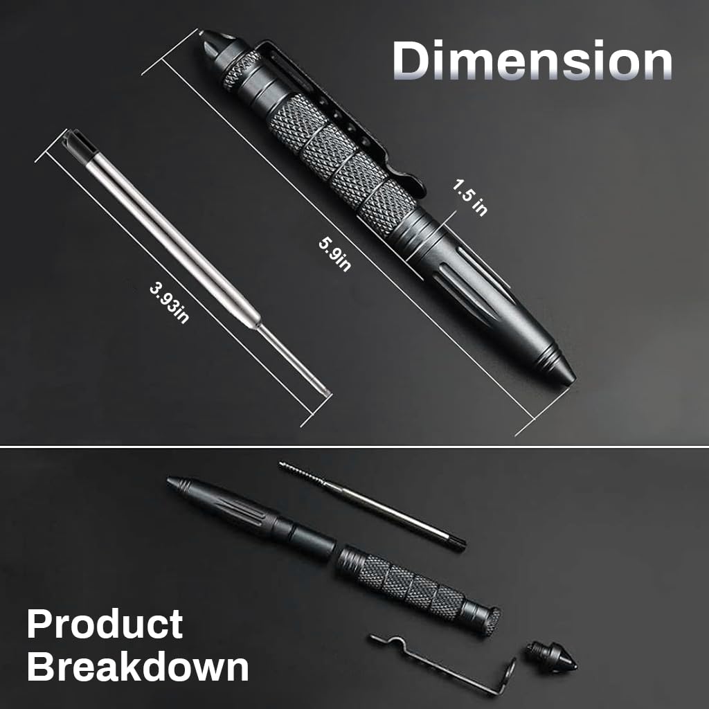 Proberos® Tungsten Steel Tactical Pen for Glass Breaker