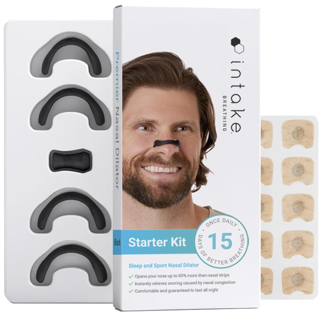 HASTHIP® 15-Count Breathing Nasal Strip & Magnetic Patches Kit for Opening Nasal Channel, Improve Oxygen Intake, Reduce Snoring, Magnetic Secure Nasal Strips for Snoring Improvement