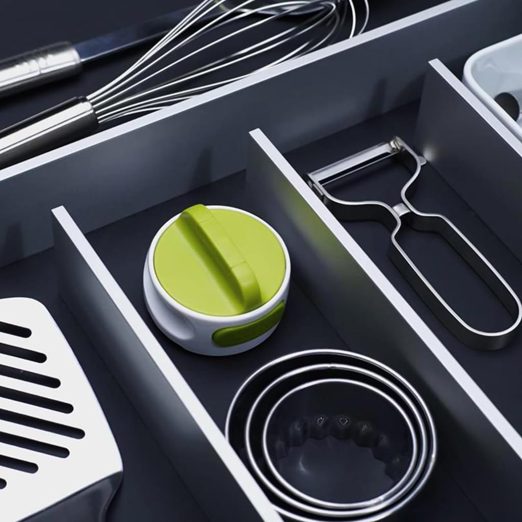 Supvox Manual Can Opener for Kitchen with One Touch Release and Anti Slip Handle | 6.7×6.2×4.8 cm Stainless Steel Cutter