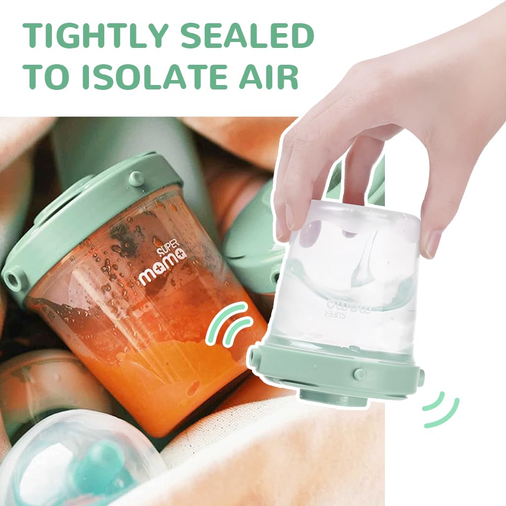 Baby Food Containers with Lids for Storage and Meal Prep featuring Leakproof Design 60ml–200ml