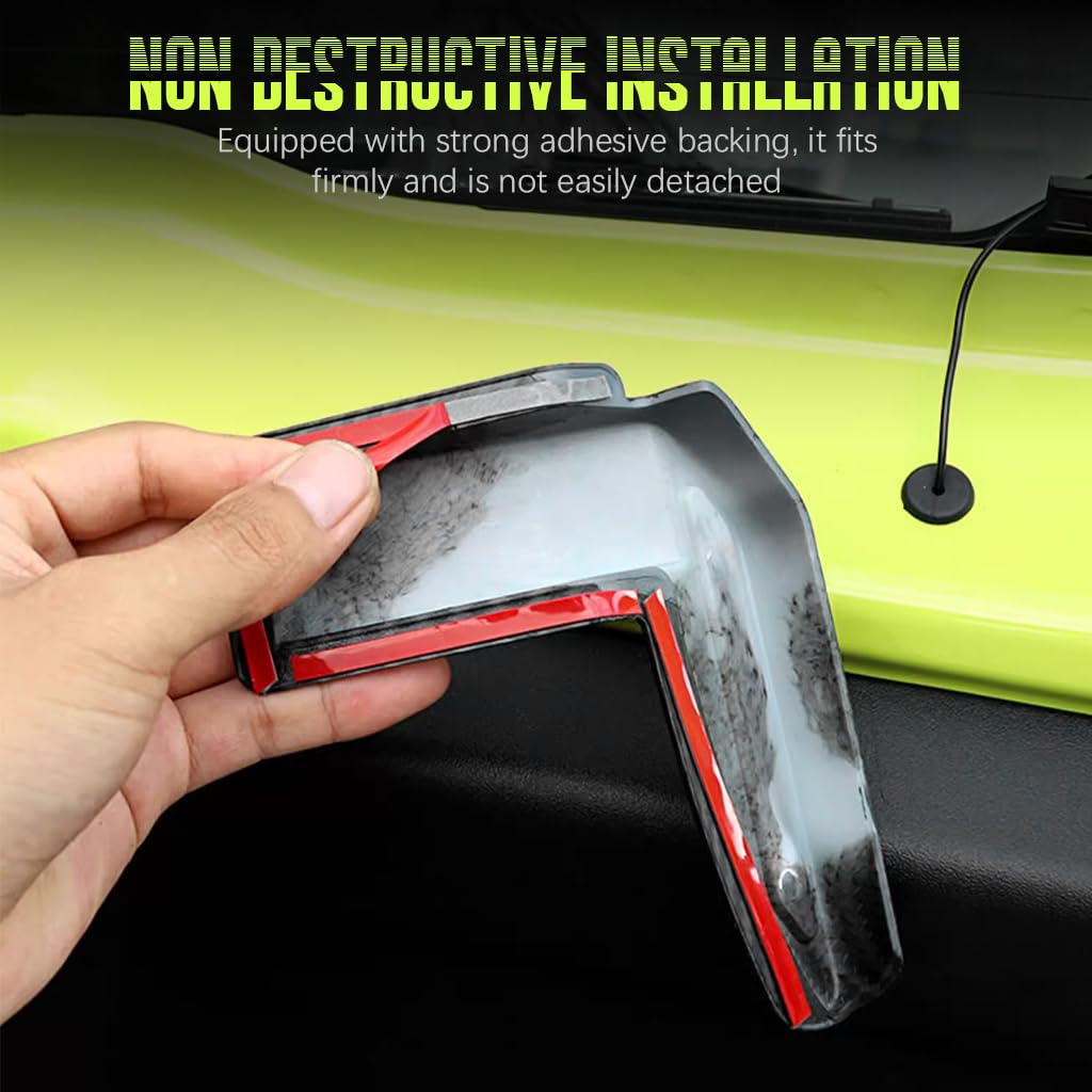 STHIRA Shield Covers for Suzuki Jimny 2019–2023 featuring Plastic Protection | 4PCS Rear Windshield Defroster Wire Guards