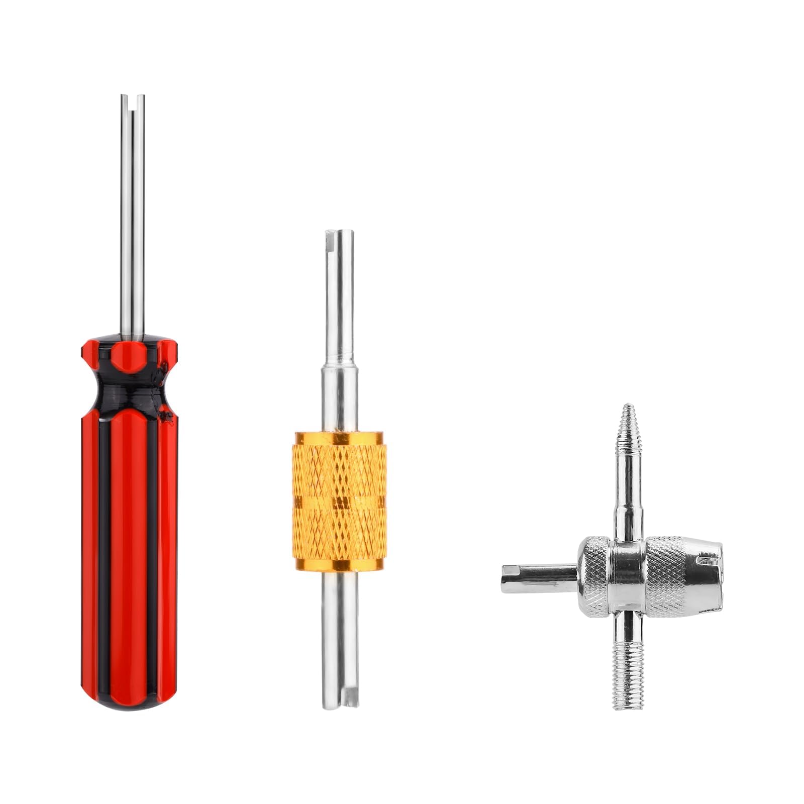 STHIRA® 3Pcs Tire Valve Core Tools for Presta & Schrader, Schrader Valve Core Remover