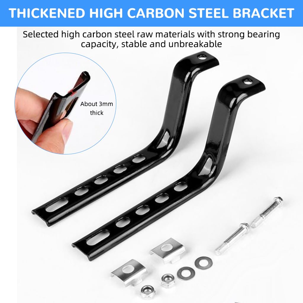 Proberos Kids Bike Training Wheels for 12–20 Inch Bicycles with LED Flashing Rotation | Powder Coated Steel Support