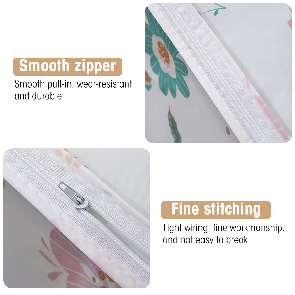 HASTHIP Washing Machine Cover for Top Load 7kg with Zipper Open Design and PEVA Material