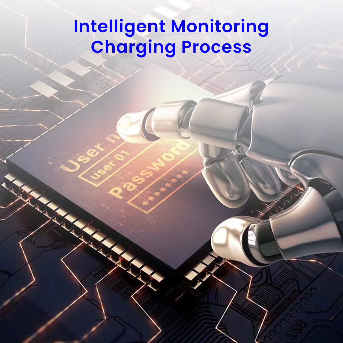 ZORBES Extension Board with 4.8m Cable for Electric Bikes and Scooters featuring Smart Auto Off | Surge Protected and Flame Retardant Design