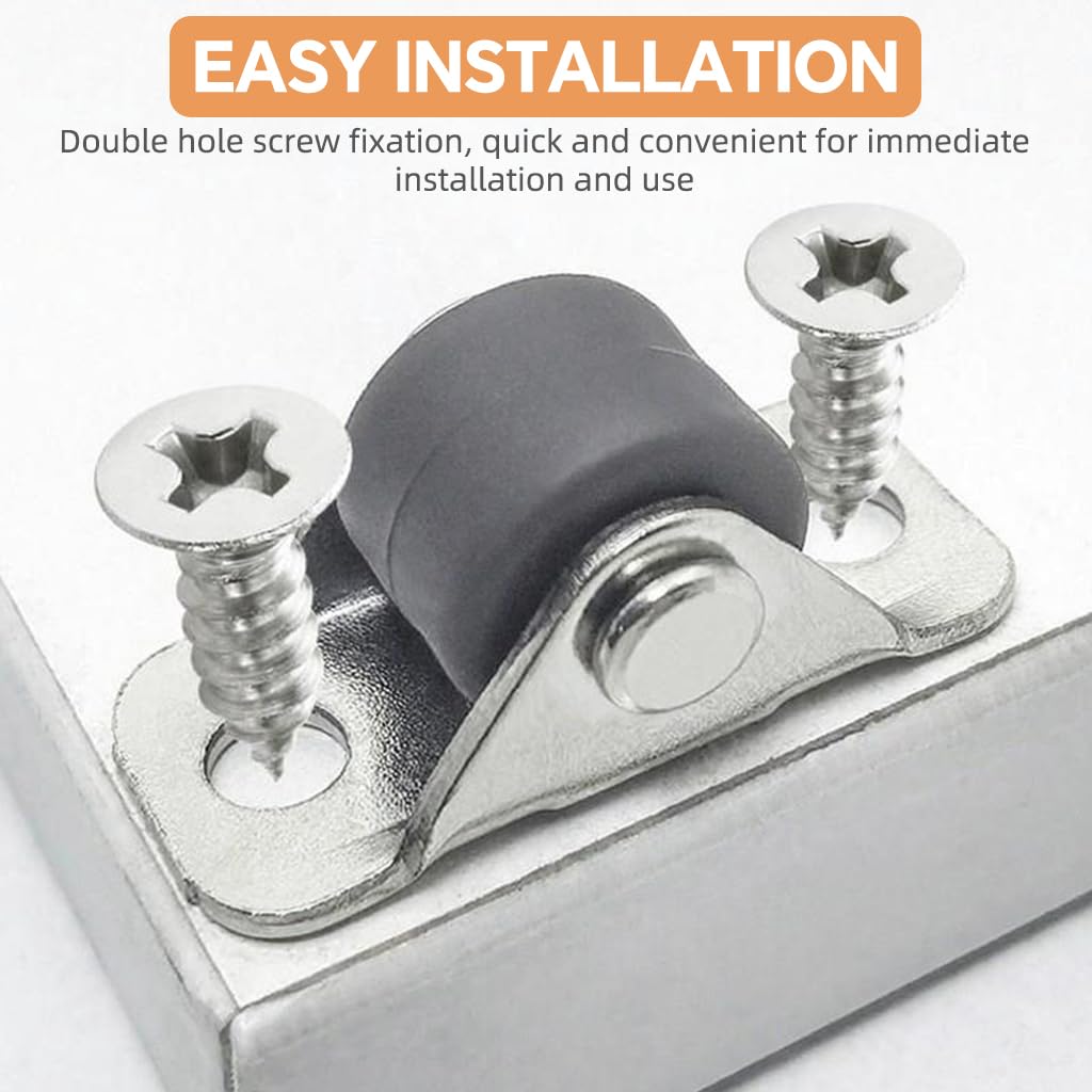 Serplex Caster Wheels for Models and DIY Projects featuring 0.5 in Straight Directional TPR Wheels | Includes Screw Kit