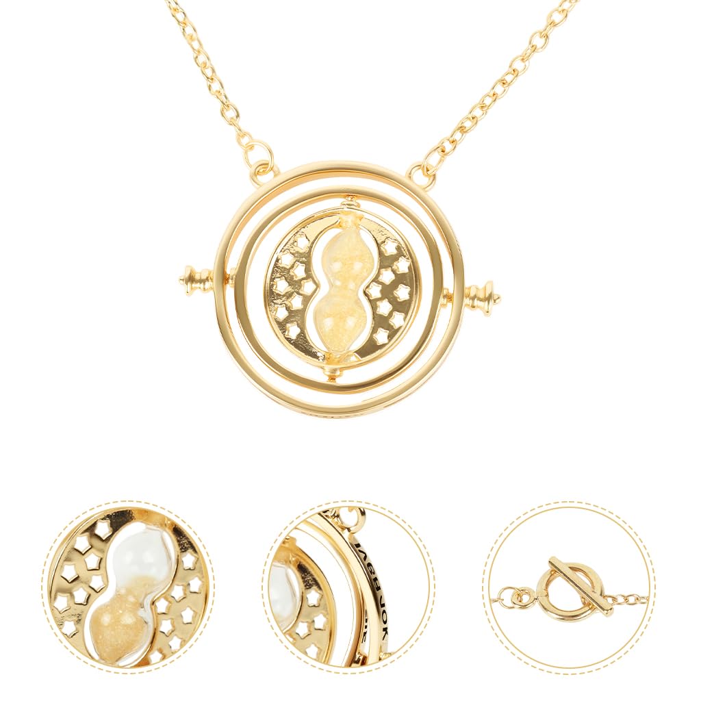 Zibuyu Rotating Time Conversion Necklace for Women featuring Symbolic Design and Elegance