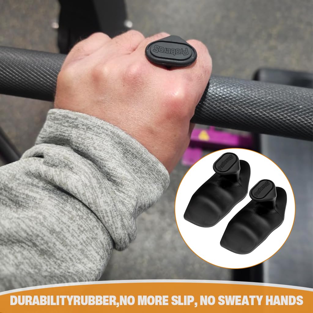 Proberos Weight Lifting Grips for Enhanced Grip Strength with Non Skid Rubber Pads | 1 Pair