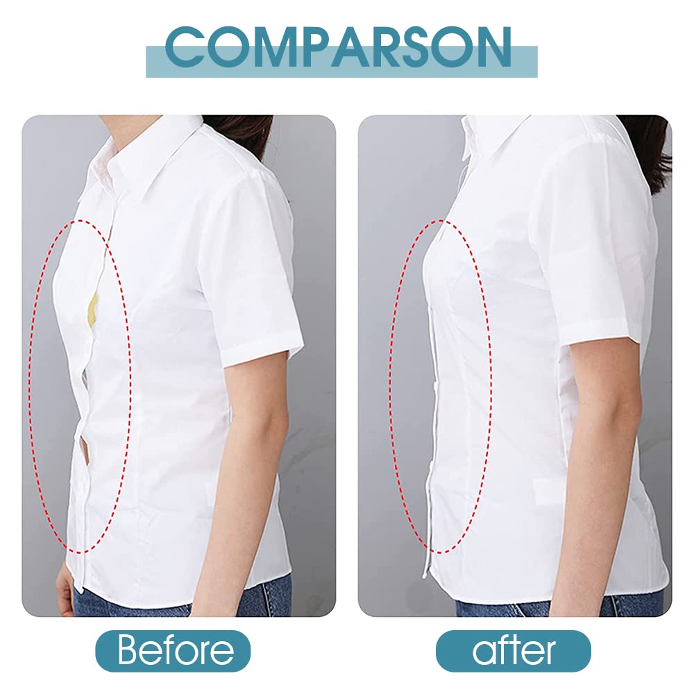 HASTHIP Double Sided Tape for Clothes featuring 36 Pcs 18x85mm Clear Strips | Skin & Fabric Friendly