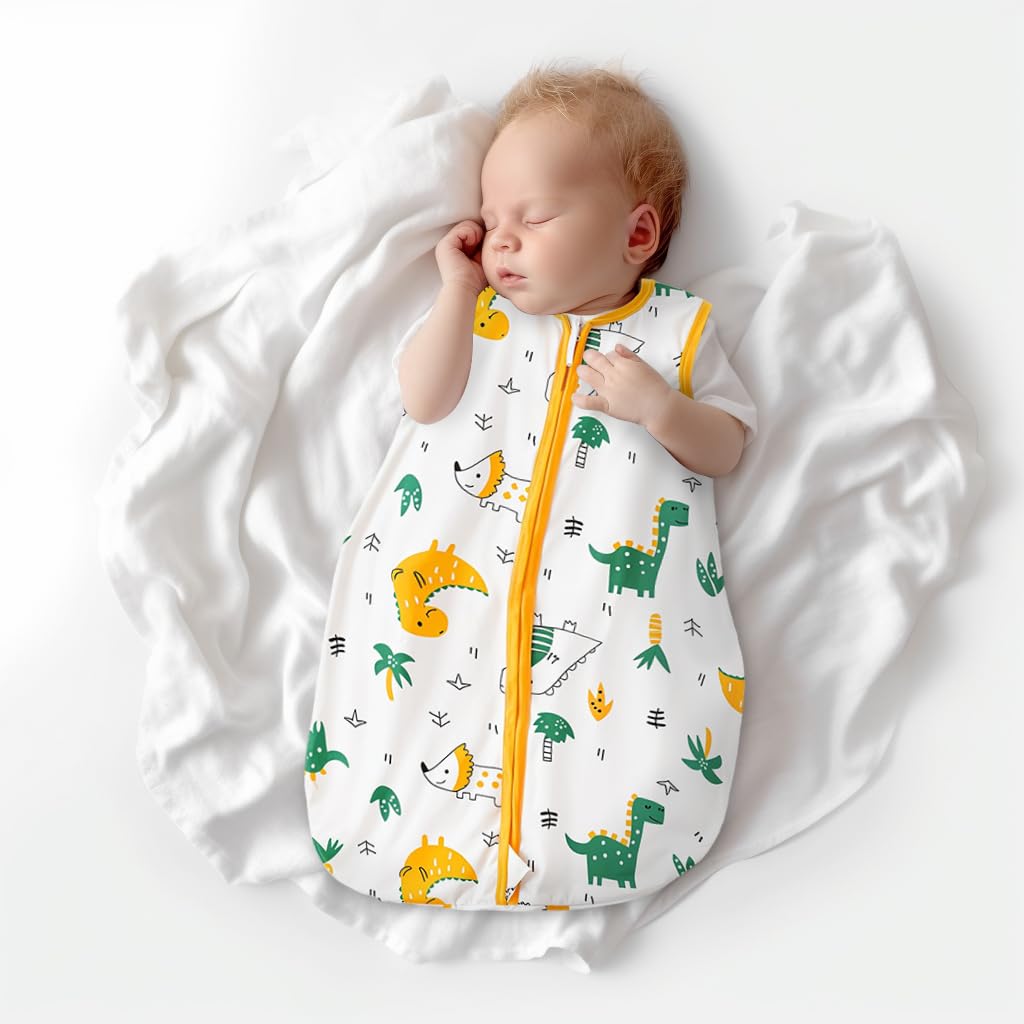 SNOWIE SOFT Baby Swaddles for Newborns with 2 Way Zipping Design 66cm 2 PCS Cotton Blanket