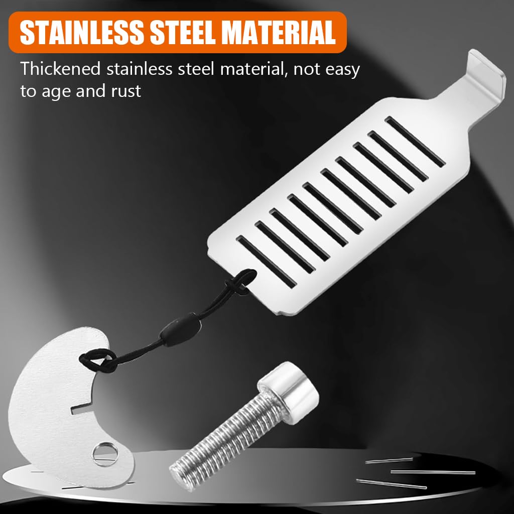 HASTHIP Portable Door Lock for Travel and Home with Screw Fixing Mechanism | 304 Stainless Steel Security