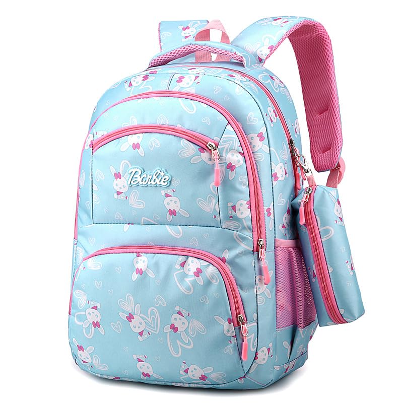ZIBUYU® Kids Backpack for Girls with Pencil Case