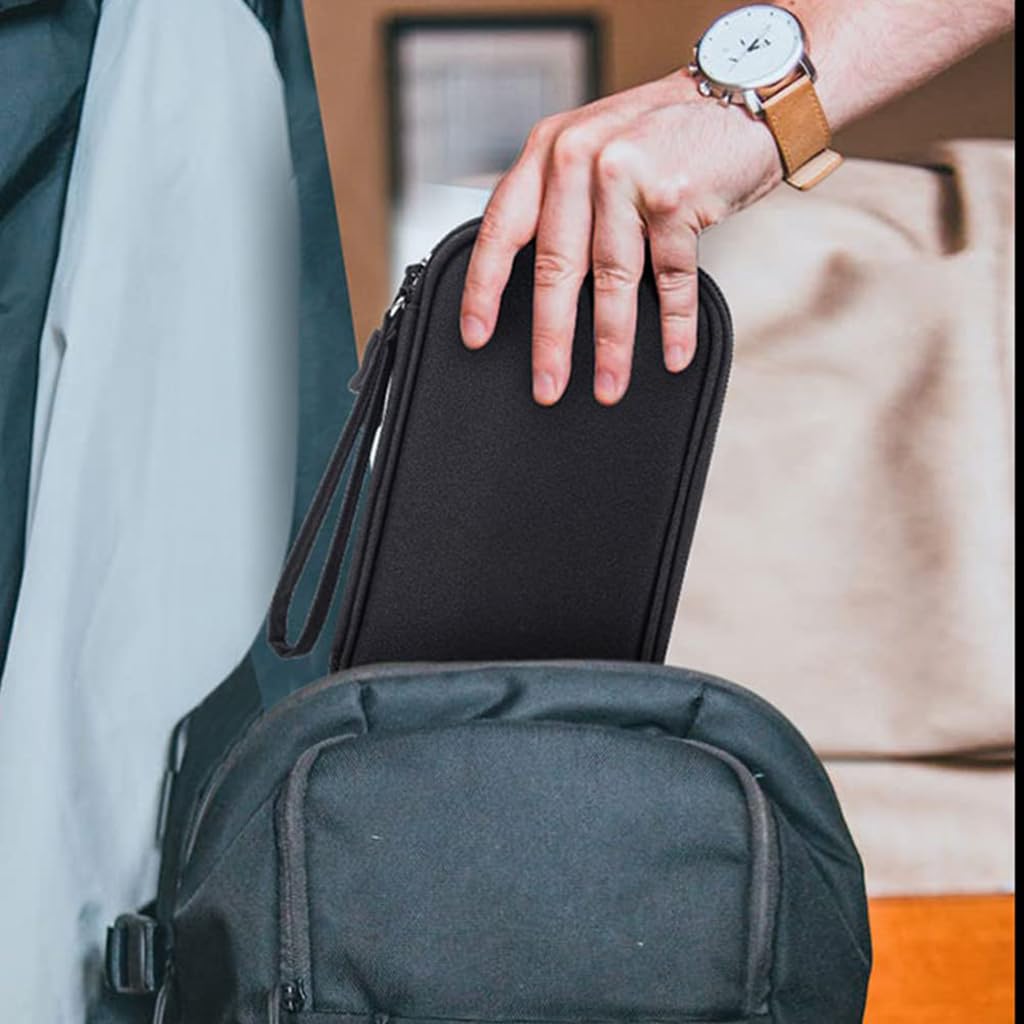 Zibuyu Electronics Organizer Bag for Travel with 2 Layer Design and Waterproof 600D Oxford